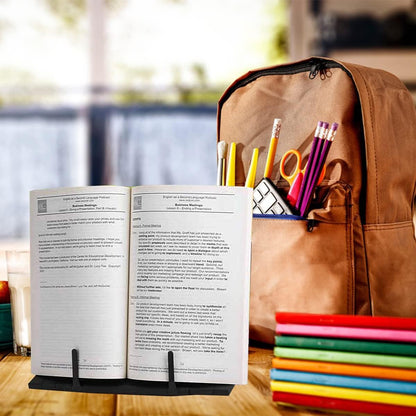 Barelove Document Holder Paper Stand with 7 Adjustable Positions, Grey Paper Holder Stand for Desk When Typing for Reading A4 Letter, Books, Music Sheet, Receipts, Textbooks