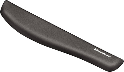 Fellowes PlushTouch Foam Keyboard Wrist Rest with MICROBAN - Black (9252101)