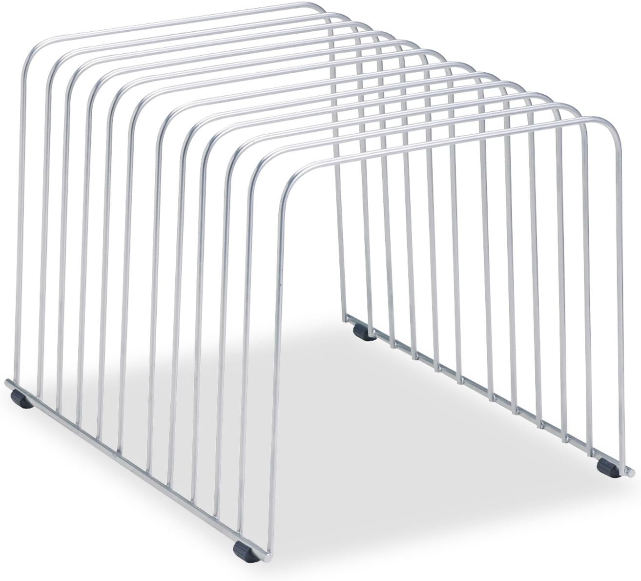 Fellowes Desktop Organizer, 11 Sections, 9" x 11.375" x 8", Wire, Silver (72012) | (72012)