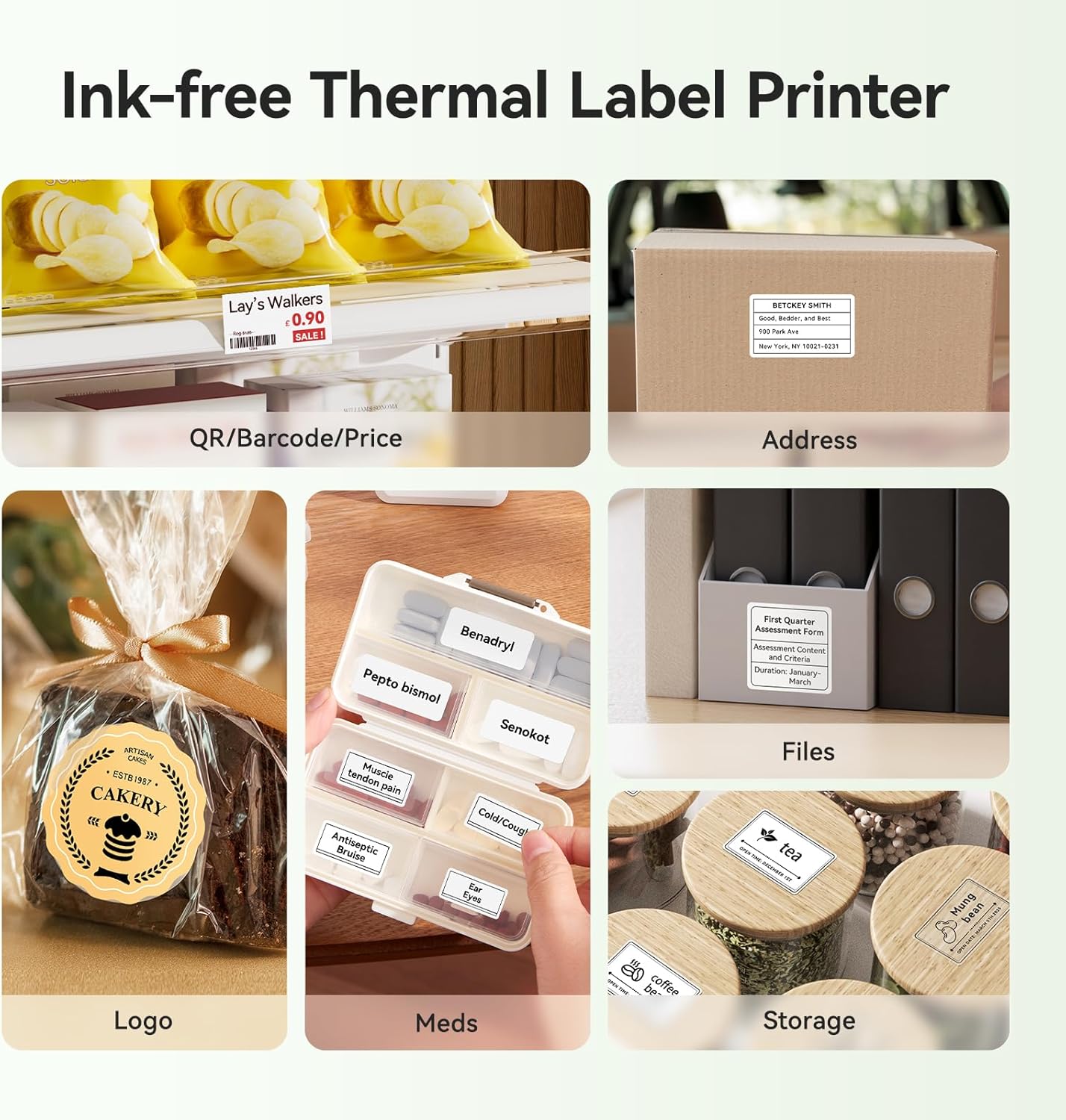 NIIMBOT B21 Pro Sticker Printer, 300DPI, Fun APP, Portable Inkless Label Printer, Bluetooth Sticker Maker for DIY Crafts, Notes, Scrapbook, Photo, Custom Labels & Gifts,Home Organization (White)