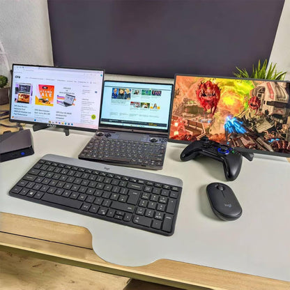 Kado Aluminum Alloy Tablet Stand for Portable Monitor, Foldable iPad Stand Holder Adjustable, Computer Office Desk Accessories for Kindle, Switch, iPad Pro/Air/Mini, iPhone Pro/Max/Plus