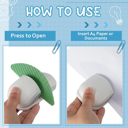 Faccito 3 Pcs Paper Holder Stand for Typing Non-Slip Mat Desktop Folder Document Holder with Anti-Slip Pads Portable Copy Stand Desktop Clamp for A4 Paper Office Reading (White,Blue,Red)