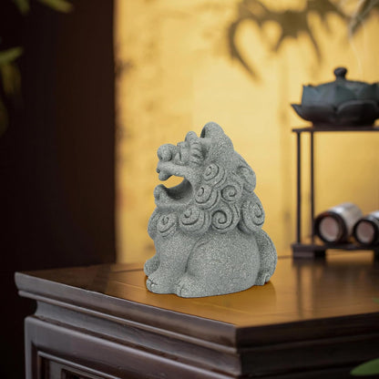 Dragon Pen Holder for Desk, Pen Holder Figure, Chinese Feng Shui Desk Organizer, Animal Figure for Office/Study Display Decoration