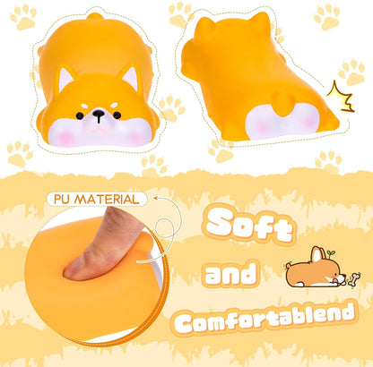 3 Pcs Cute Wrist Rest Support for Mouse Keyboard Computer Kawaii Mouse Pad Cat Pig Dog Animal Design Computer Arm Rest Cushion Mat for Laptop Desk Office Supplies