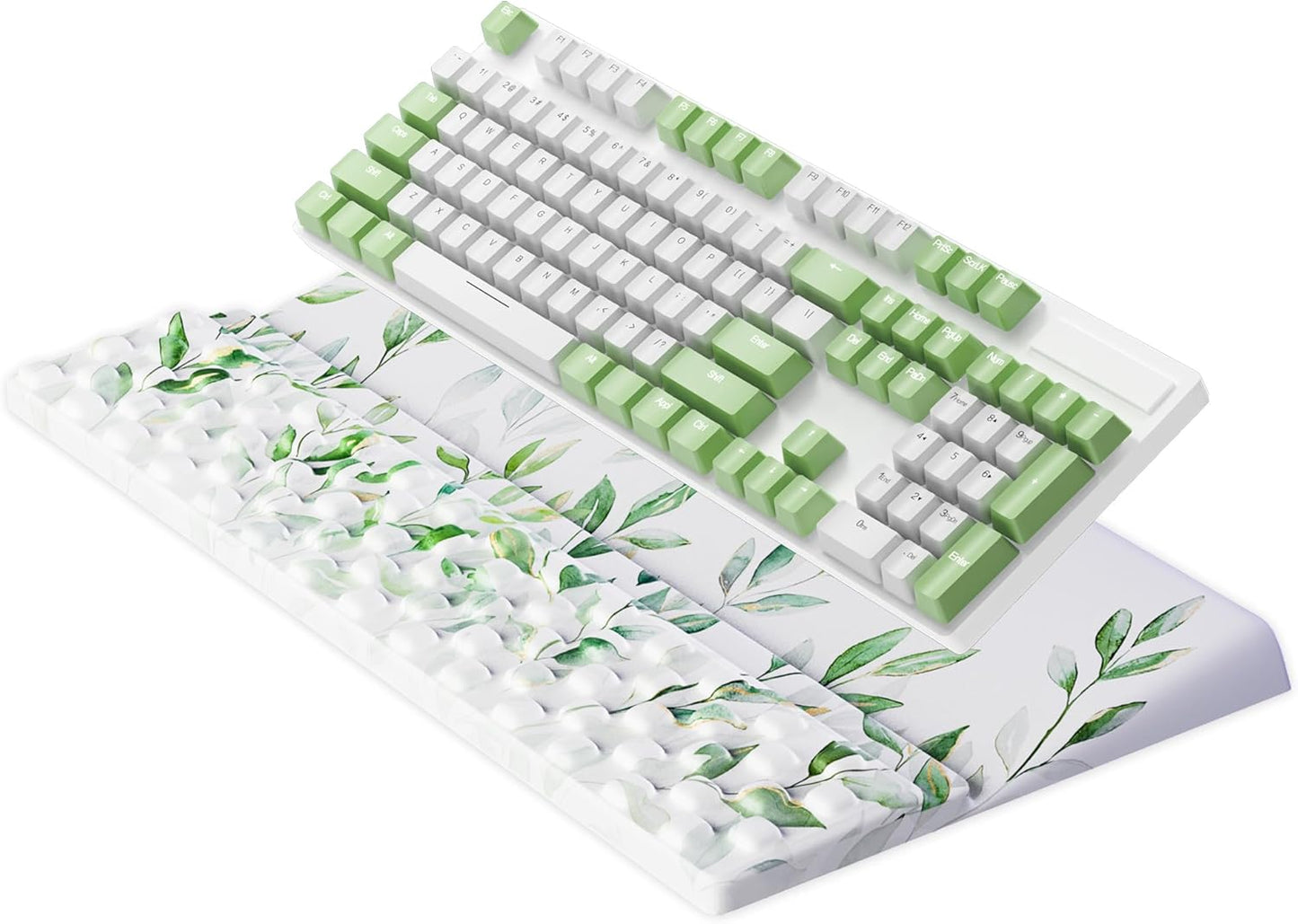 Ospelelf Keyboard Wrist Rest, Comfortable Ergonomic Keyboard Stand Riser Holder for Office Home