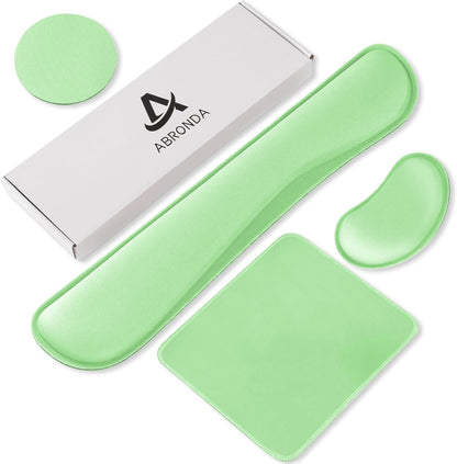 Office Ergonomic Memory Foam Computer Mouse and Keyboard Wrist Rest pad Support Carpal Tunnel, Wrist Rest for Keyboard and Mouse, Wrist Support Set
