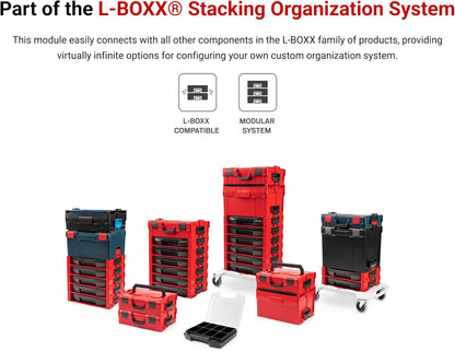 TEKTON Lidded Drawer (i-BOXX) with 12-Piece Organizer Bin Set | OLB51712
