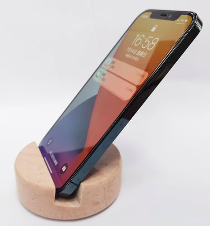 fashciaga Marble Cell Phone Stand Holder for Cellphone Tablet On Desk, Countertop, Table, Nightstand. Heavy Solid Real Stone Mobile Phone Stands (Pink)