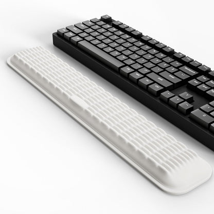 MEKASS Keyboard Wrist Rest, Soft Memory Foam Wrist Support for Keyboard, Keyboard Hand Rest Pad for Wrist Pain Relief, Keyboard Wrist Guard for Long Hours of Work, Gaming, Studying（Classic Black）