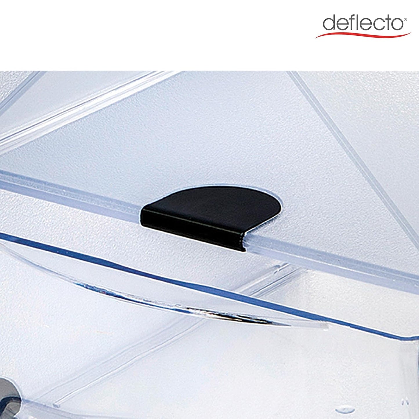 Deflecto Stackable Cube Organizer - X Divider, Clear (350201-AMZ)