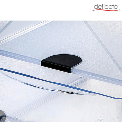 Deflecto Stackable Cube Organizer - X Divider, Clear (350201-AMZ)