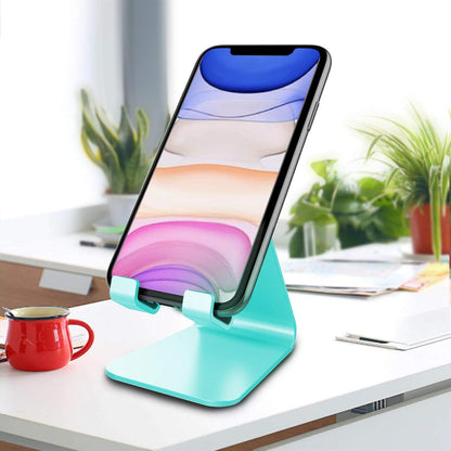 CreaDream Cell Phone Stand, Cradle, Holder, Aluminum Desktop Stand Compatible with Switch, All Smart Phone, iPhone 15 14 13 12 Pro Max Plus Mini Xr X Se 8 SE -Rose Gold