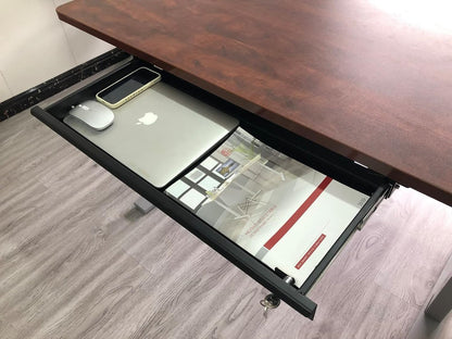 Pull-Out Desk Drawer - Office Storage Organizer Mounts Easily, Space-Saving Slide-Out Drawer for Under Desk (23.22 in Internal Width)