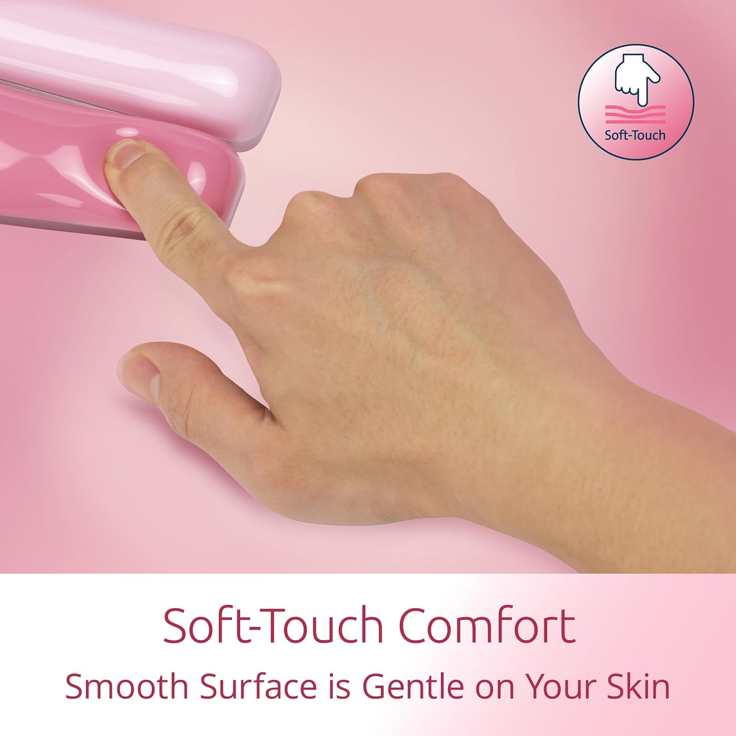 Kensington Duo Gel Loop Wrist Rest for Keyboard, Wrist Pad for Full Size Keyboard, Ergonomic Wrist Pad, Non-Skid Computer Pad with Wrist Support, Pink K62679WW, 17.7" x 3.7"x 0.9”