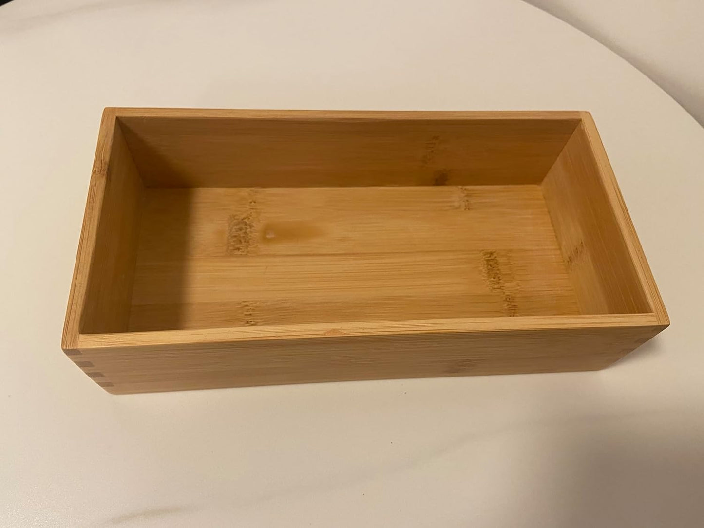Bamboo Drawer Organizer - Kitchen Drawer Utensil Organizer Office Supplies Desk Organizer Makeup Silverware Tray Flatware Organization 12"*4"*2"