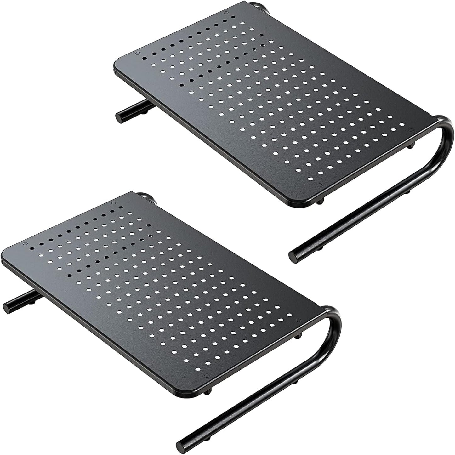 HUANUO Monitor Riser for Desk, Desk Organizer,Laptop Shelf w/Vented for Screen, Computer Stand for PC, Printer, for Home & Office