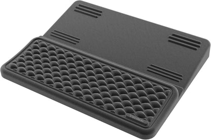Vaydeer Wrist Rest with Keyboard Stand, Computer Wrist Support Pad, Ergonomic Keyboard Riser Holder Lifter Tray with Wrist Pad, Soft Memory Foam Desk Cushion, Palm Hand Typing for Office Home School