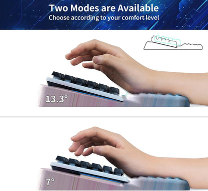 Keyboard Stand for Desktop, Keyboards Wrist Rest, Ergonomic Keyboards Holder for Easy Typing Working, Wrist pad for Keyboards with Comfortable Wrist Rest for Keyboard Pink