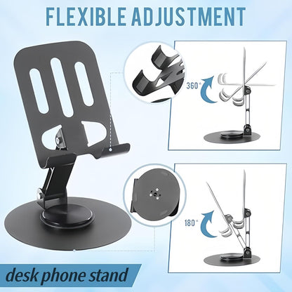 Prettyia Cell Phone Stands, Portable Phone Stand Phone Holder for Desk Applicable to iPhone Stand and Other Mobile Phones and Tablets Foldable Phone Stands 6pack