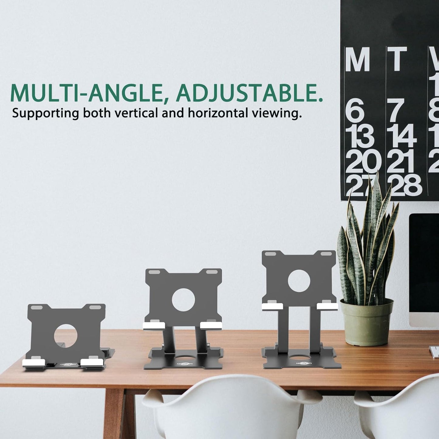 KABCON Quality Tablet Stand,Adjustable Foldable Eye-Level Aluminum Solid Up to 15-in Tablets Holder for Microsoft Surface Series Tablets,iPad Series,Samsung Galaxy Tabs,Amazon Kindle Fire,Etc.Silver