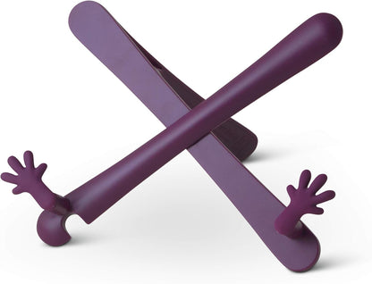 IF The Hands Stand, Hands Free Reading Tablet & Book Holder - Aubergine