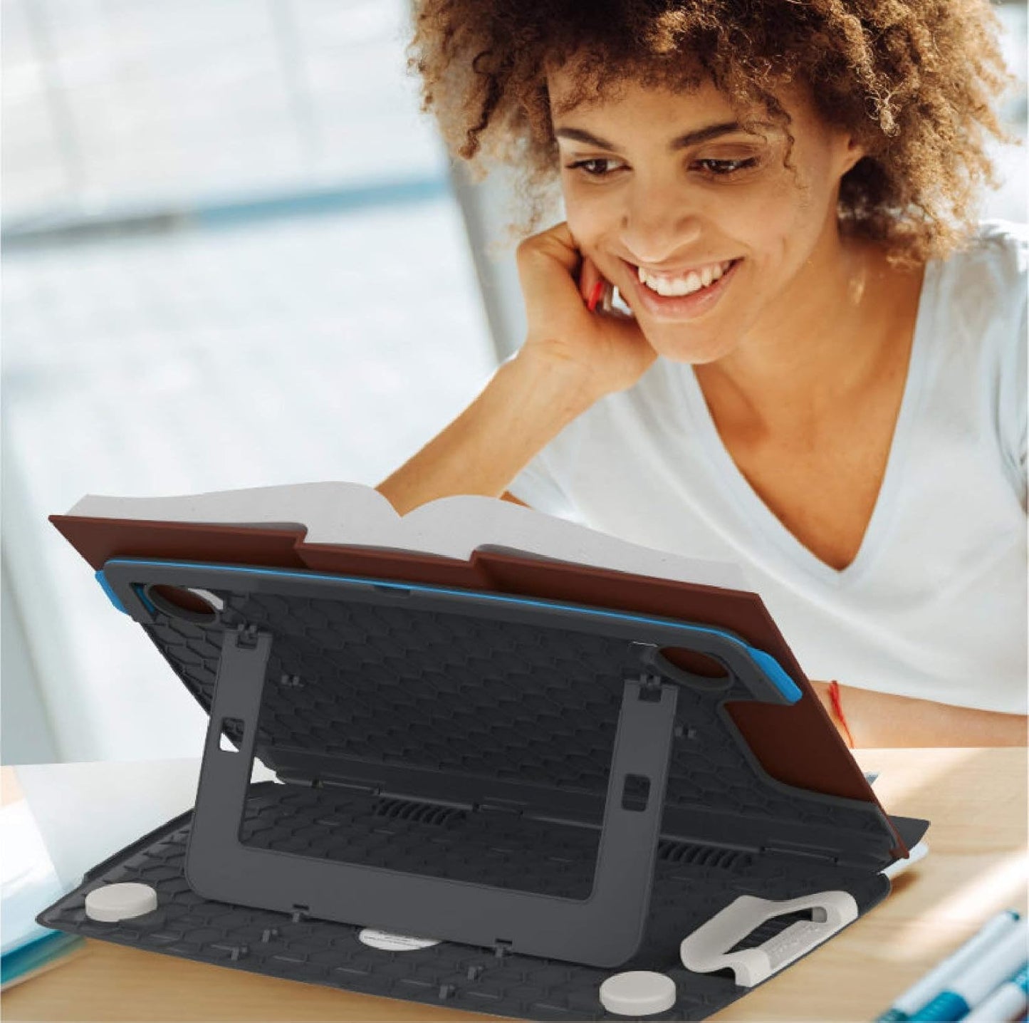 EASY READER® Slim Book Stand Alpine White