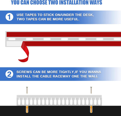 Open Slot Wire Duct Kit, 62.8"(4 x 15.7) Server Rack Cable Management, Cable Management Raceway for Hide Network HDMI VGA Cable, Wiring Raceway Cable Duct, Desk Wire Channel, 4 Pack, Grey
