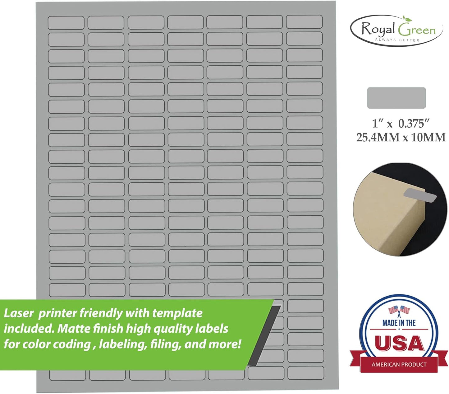 White Rectangular Labels + Bonus Color Labels - Value Pack - 1138 Pack