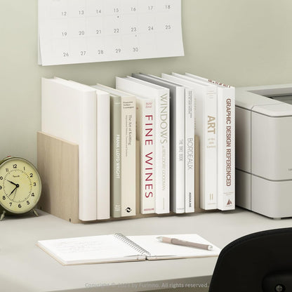 Furinno Classic Desk Organizers and Accessories, 2-Tier Monitor Riser, Office Organization, Desk Top Book Shelf, for Office Supplies, Office Desk Accessories, Dark Espresso