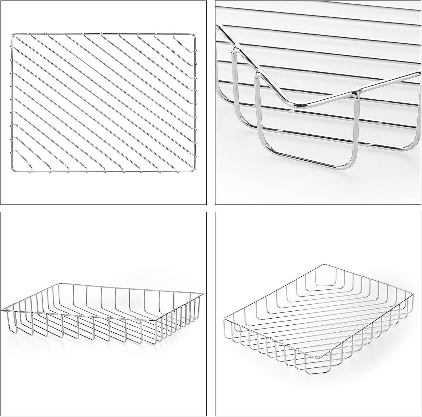 BTSKY Multipurpose A4 File Tray Wire Desk Tray Organizer Elegant Letter Size Desk Documents Trays Magazine Files Storage Basket Organizer Bin for Office Cosmetics Bathroom(Rose Gold)