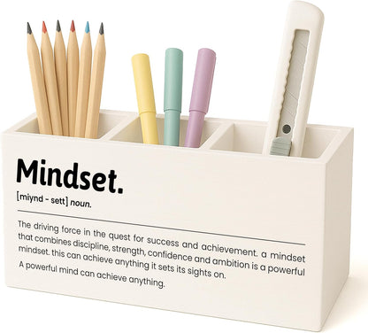 Boho Floral Mental Health Pen Holder for Desk, Special Education Classroom Must Haves, Inspirational Autism ADHD Awareness Pencil Holder for Classroom Therapy Office