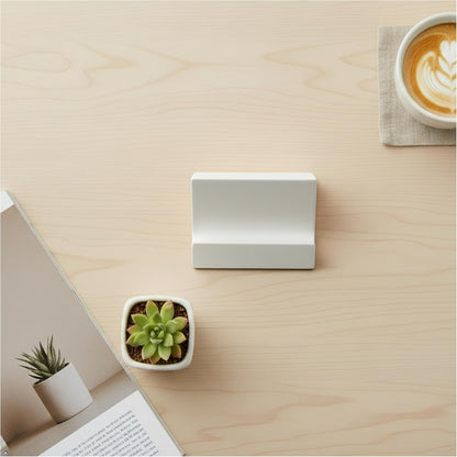 Concrete phone stand, desktop phone stand, multifunctional stand, compatible with iPhone 16/15/14/13/12 smartphones (Ink wash)