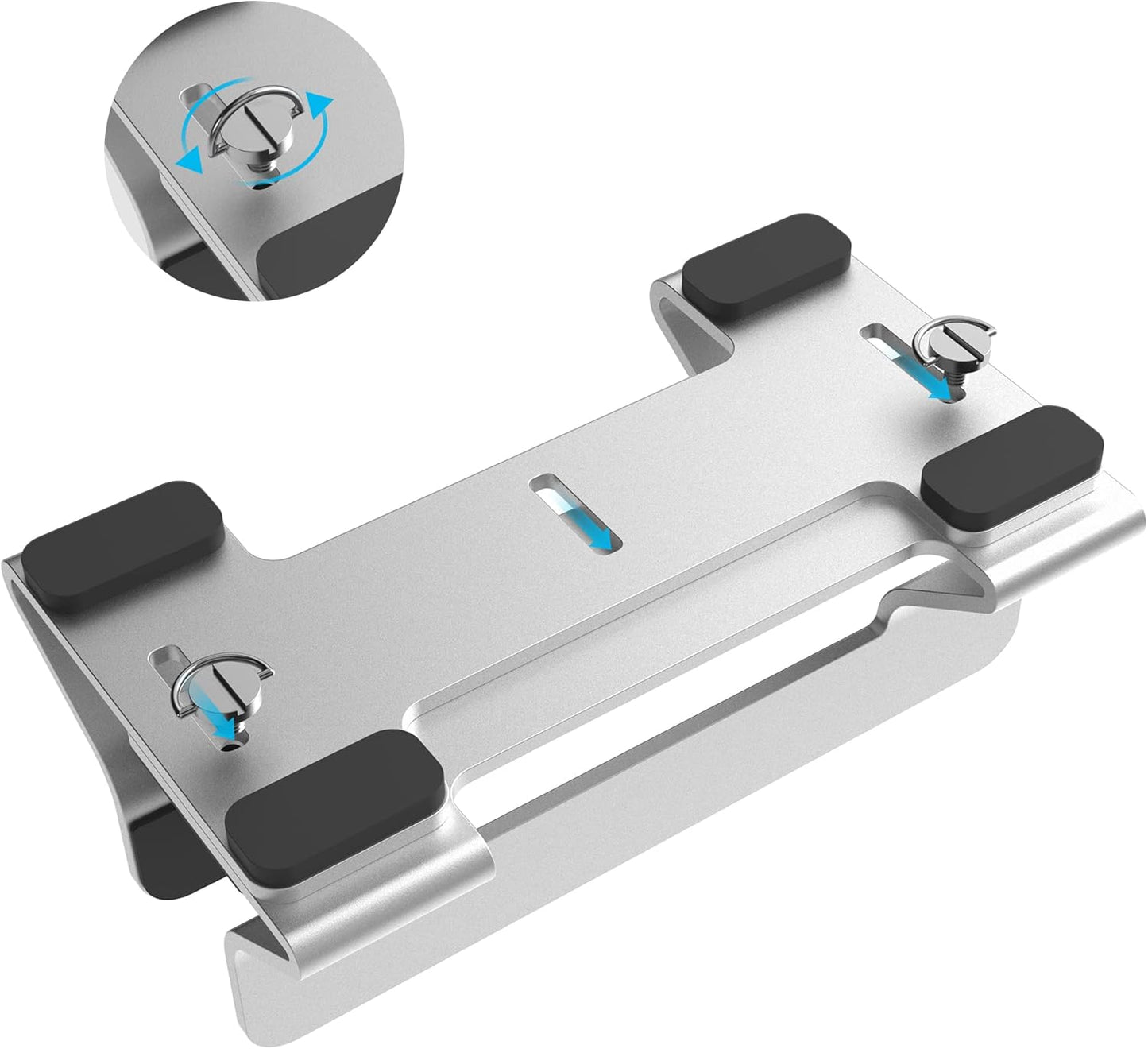 Aluminum Dual Vertical Laptop Stand Dock Holder, Supports 2 Devices, Adjustable Slot Width 15-36mm, Space-Saving Upright Storage for MacBook and Laptops