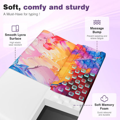 Ospelelf Keyboard Wrist Rest, Comfortable Ergonomic Keyboard Stand Riser Holder for Office Home