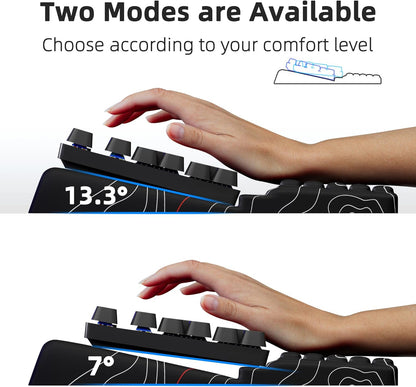 Ospelelf Keyboard Wrist Rest, Comfortable Ergonomic Keyboard Stand Riser Holder for Office Home