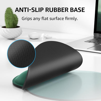KTRIO Ergonomic Keyboard Wrist Rest and Mouse Pad with Wrist Rest Set, Memory Foam Wrist Support for Typing, Gaming, Office and Home Use, Black