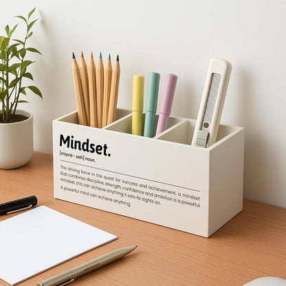 Boho Floral Mental Health Pen Holder for Desk, Special Education Classroom Must Haves, Inspirational Autism ADHD Awareness Pencil Holder for Classroom Therapy Office