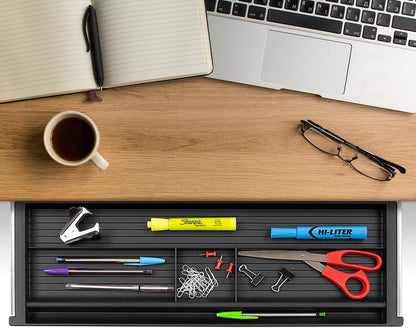 Mount-It! Large Under Desk Pencil Drawer | 21.25” W, Ball Bearing Slide-Out Organizer for Office Supplies, Paper & Pencils | Fits Desks Over 1” Thick, Adjustable Extension 16.25”–28”