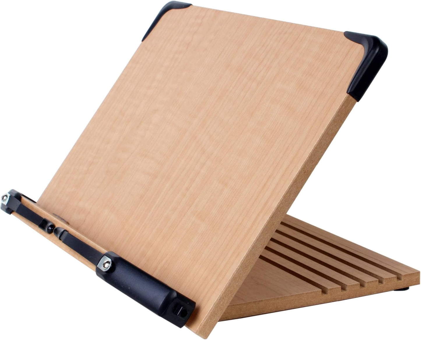 BS2500 Large 16x10.5 Portable Adjustable Foldable Bookstand Holder for Reading Hands Free Large Thick Heavy Textbooks Cookbooks Tablets