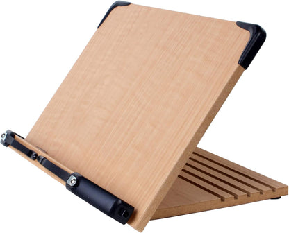 BS2500 Large 16x10.5 Portable Adjustable Foldable Bookstand Holder for Reading Hands Free Large Thick Heavy Textbooks Cookbooks Tablets