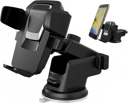 Foldable Phone Stand for Desk | Six Position Adjustable Folding Bracket for Cell Phone | Black Cellphone Holder for Desk & Smartphone Stand | Cellphone & Accessories for Men & Women