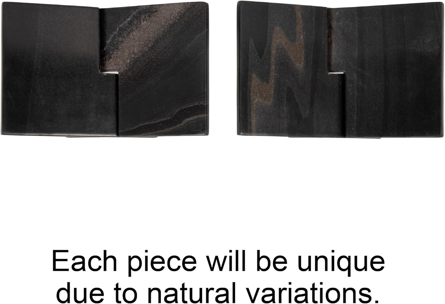 Bloomingville Decorative Marble Book Holder, Ebony