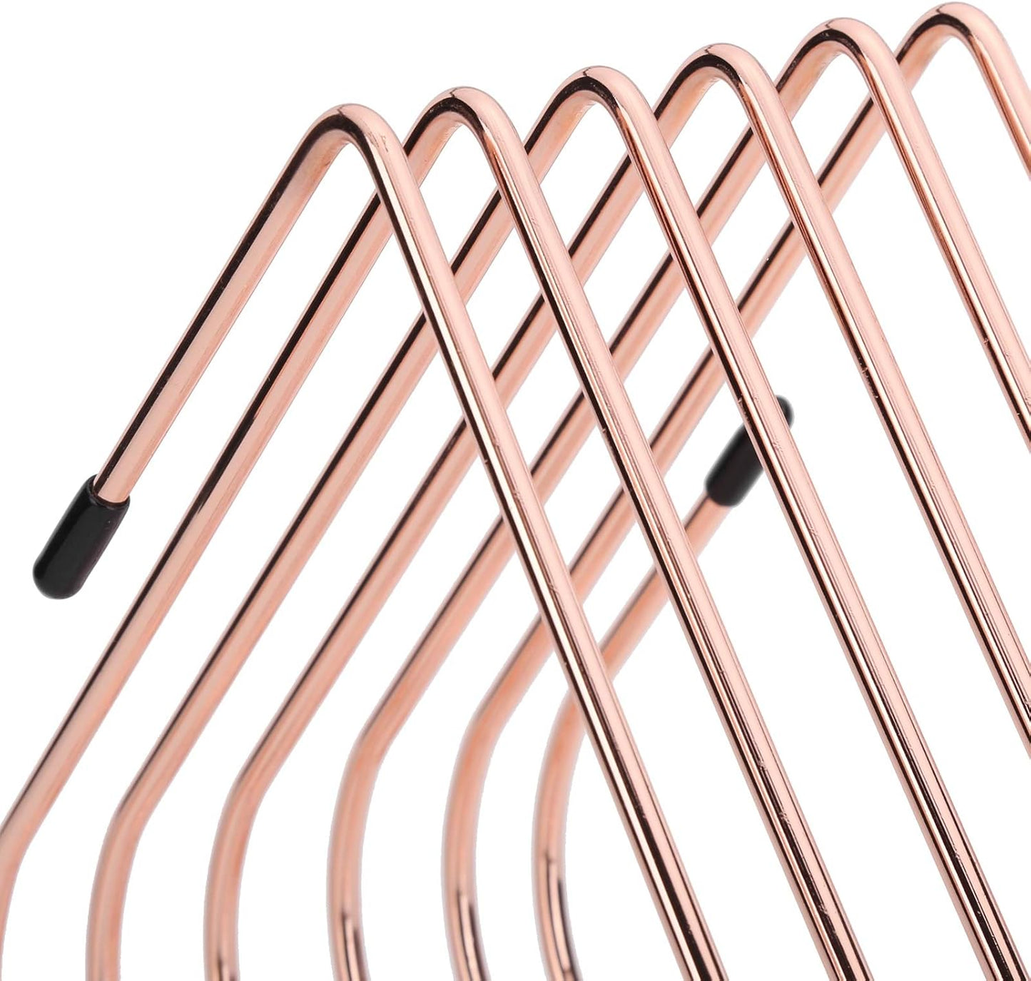 Watris Veiyi Files Folder Stand, Desktop Iron Storage Rack, Book Record Holder, Desktop Album Storage Rack, Vinyl Record Stand Holder, 5 Slot Heart Shaped File Holder for Desk (Rose Gold)