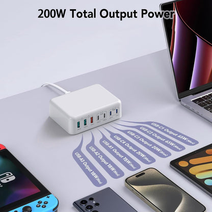 USB Charging Station 50w10A 12 Ports Multiple Charging Block, USB C Strip for iPhone 13/14/15/16/17/Smartphone/Tablet/Watch/Headphones and Multiple Charger Plug