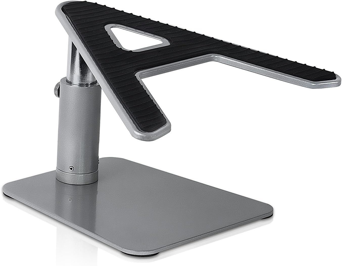 Mount-It! Adjustable Height Laptop Stand for Desk, Ergonomic Laptop Riser for 11–15 Inch Laptops, Tilted Desktop Lift with Anti-Slip Platform, Up to 33 lbs