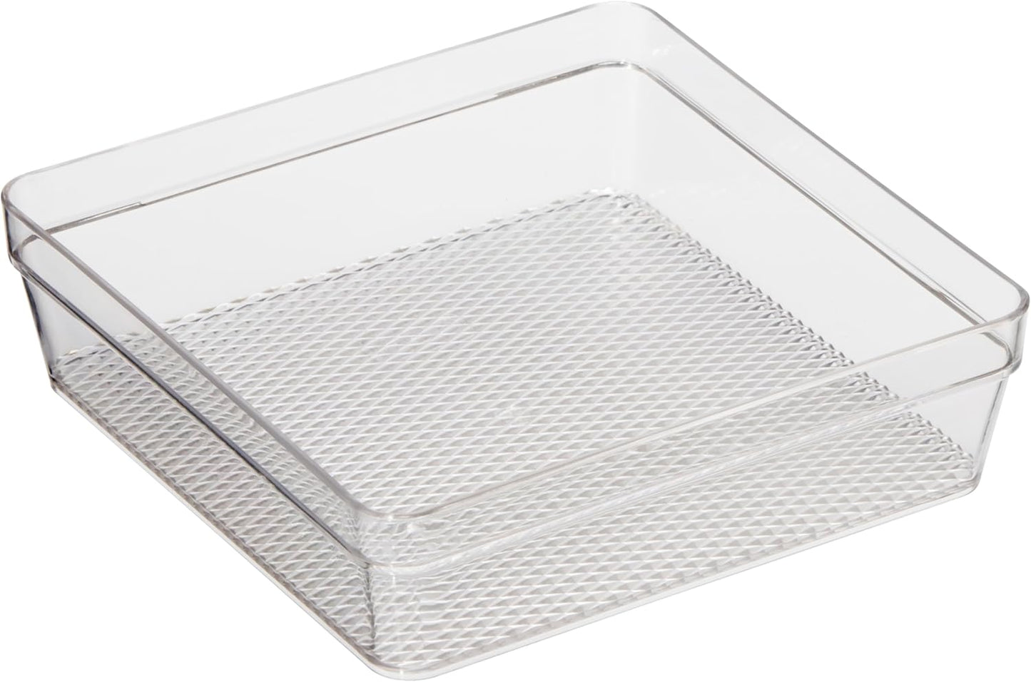 Oggi Set of 5 Clear Drawer Organizers - (1) 3x6.25, (2) 3x9.5, (2) 3x12.5 - Ideal for Organizing Kitchen Drawers, Office, Desk, Silverware, Kitchen Utensils, Cosmetics and Bathrooms