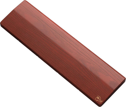 GLORIOUS Gaming Wooden Keyboard Wrist Rest (Compact) - White Ash Wood, Medium-Coarse Grain, Smooth Surface, Sweat & Oil Resistant, Easy Clean, Anti-Slip Rubber Base, 13" x 4" x 0.79" - Onyx