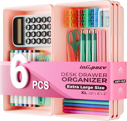 10 PCS Tool Box Drawer Organizers, Large & Medium Tool Trays for Tool Box Organization, Tool Organizers and Storage for Garage and Rolling Tool Chest