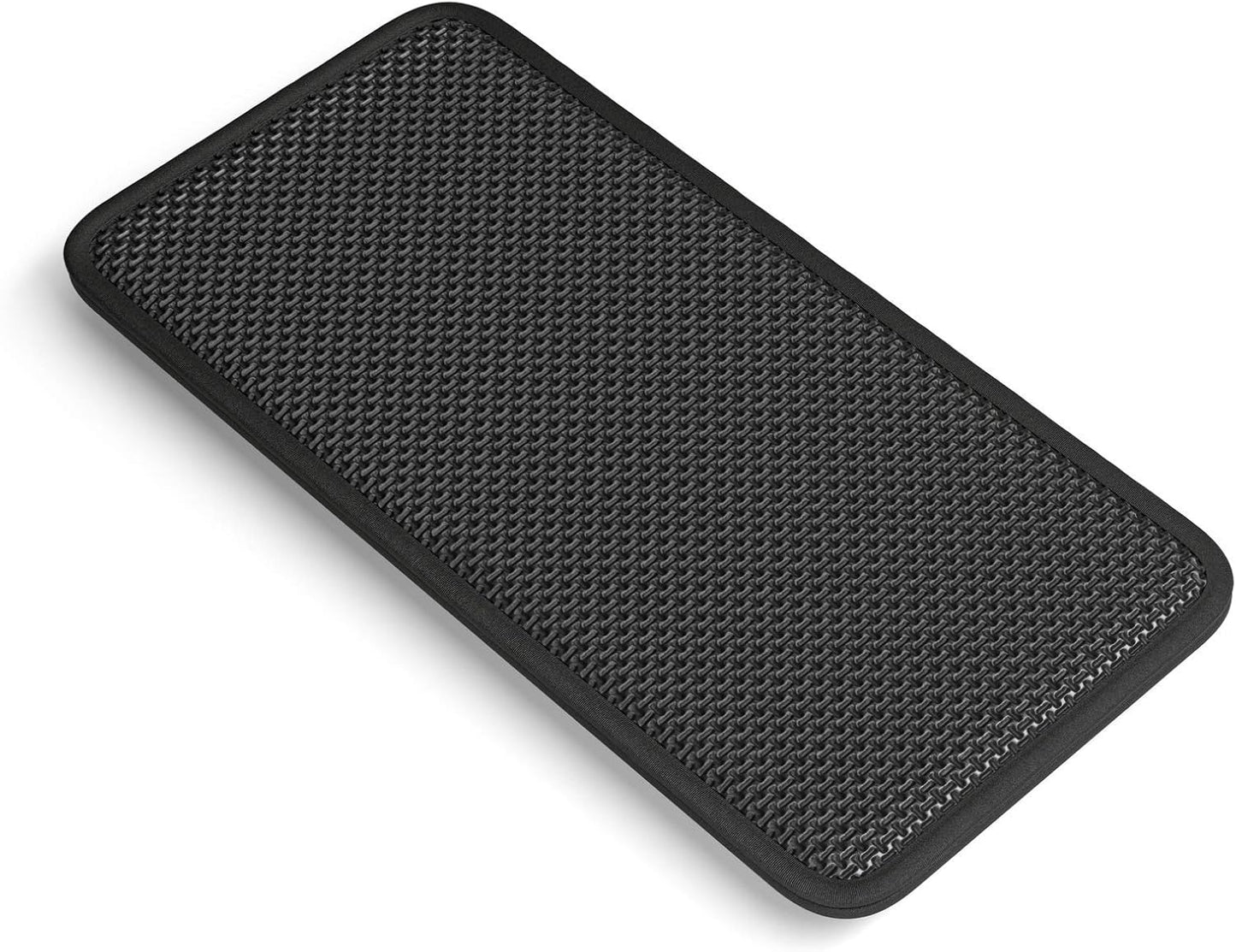 Glorious Wrist Pad/Rest - Compact - Black - Mechanical Keyboards, Stitched Edges, Ergonomic | 12x4 inches | 25mm/1in Thick (GWR-75) Compact (Black)