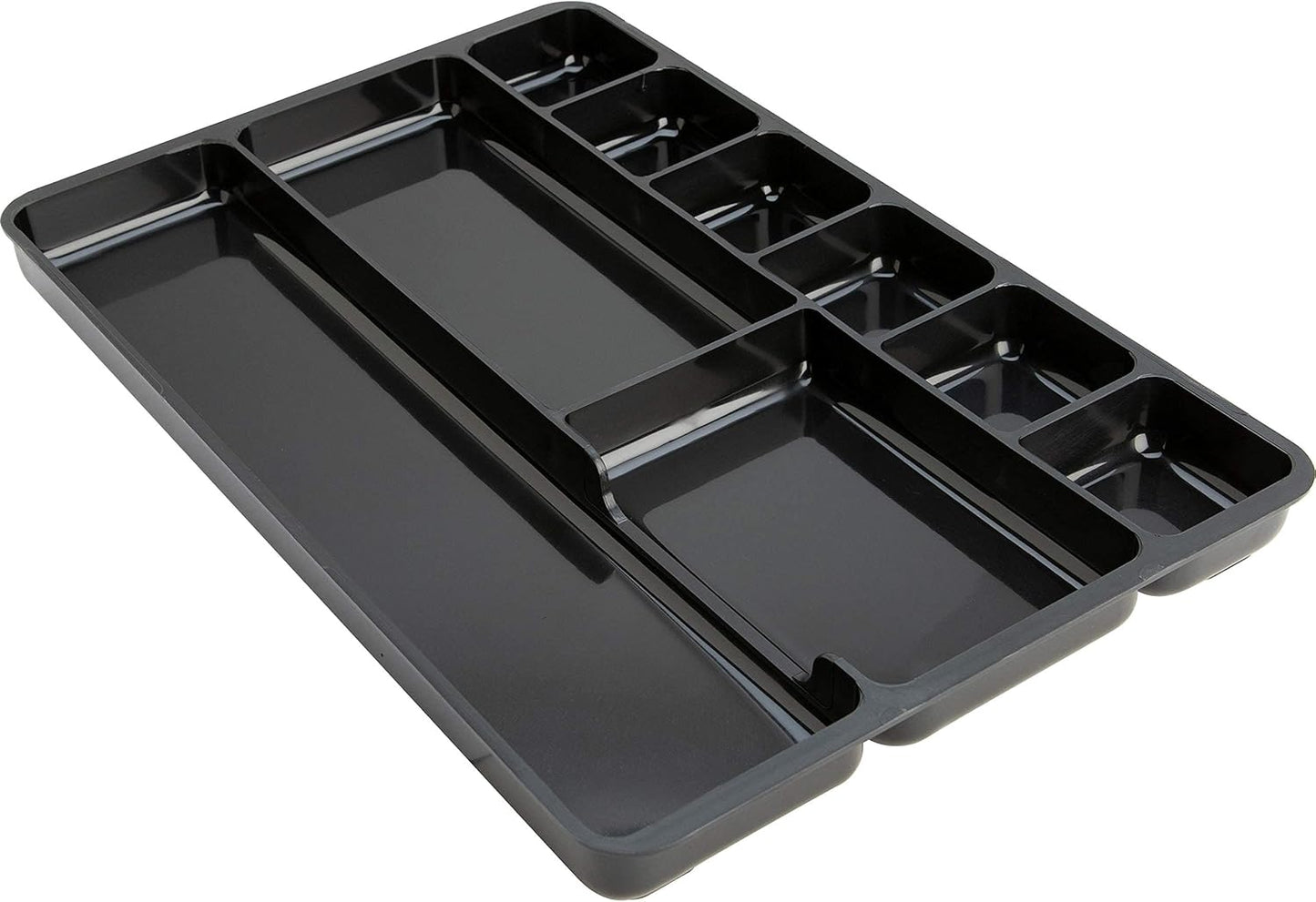 1InTheOffice Desk Drawer Organizer 9-compartment Drawer Tray Organizer (2 Pack)